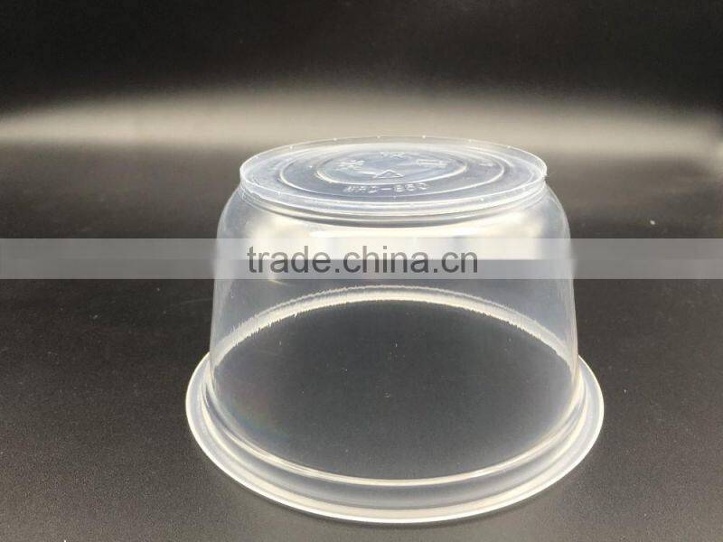 wholesale 850ml environmental plastic food restaurant packaging container