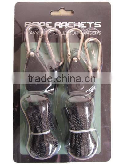 Hydroponic system 1/8" Rope Ratchet easy Hanger kit