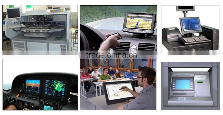 HDMI VGA input 12.1 inch touch screen foldable stand bracket led display advertising
