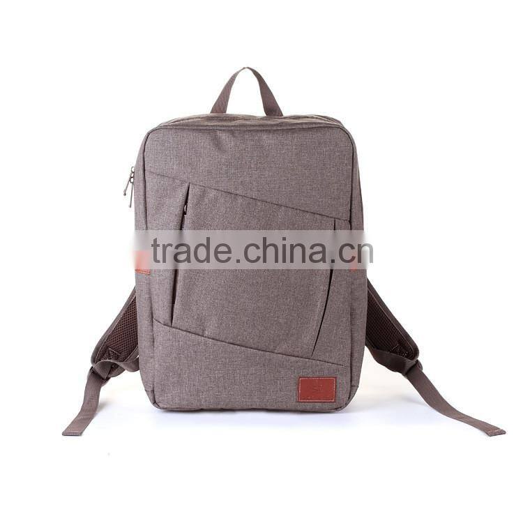 Fashion backpack wholesale high school students laptop backpacks canvas rucksack