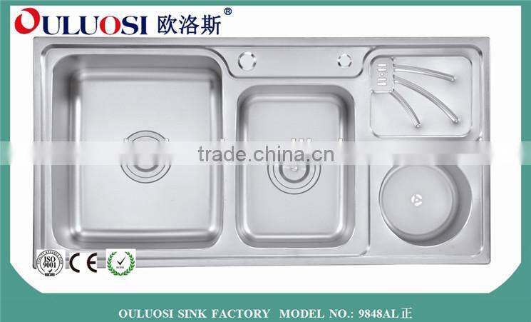 foshan pearl sand finish mini kitchen sink 9848AL