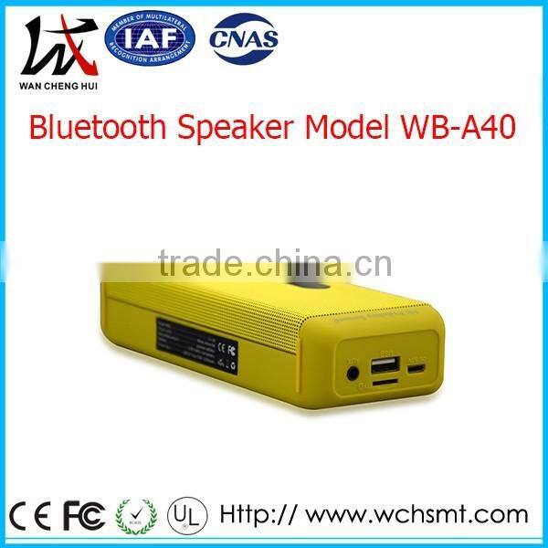 New Product 2016 Wireless Bluetooth Portable Speaker With FM Radio Support Most Phone Models