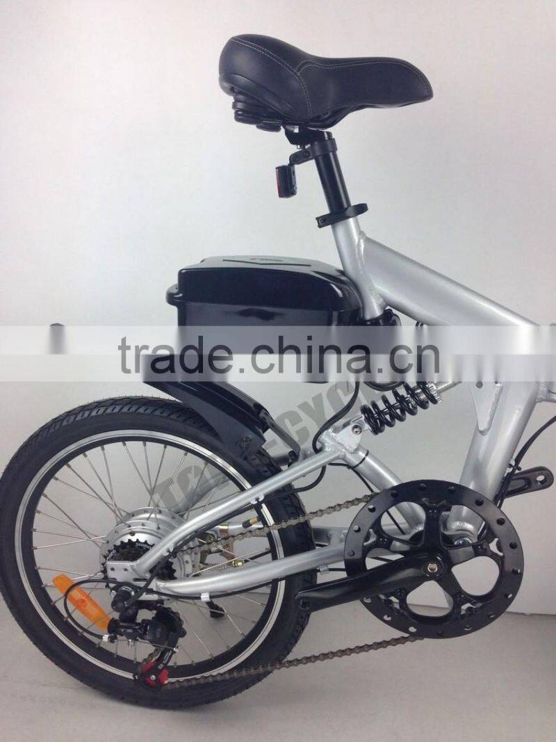 Aluminum alloy frame 20inch folding electric bicycle