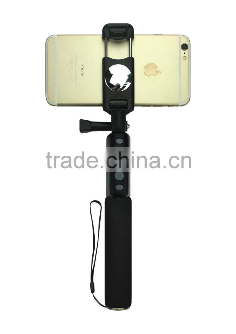 new technology Wireless Bluetooth Selfie Stick selfiestick Transparent PTZ selfiestick universal remote control for mobile phone