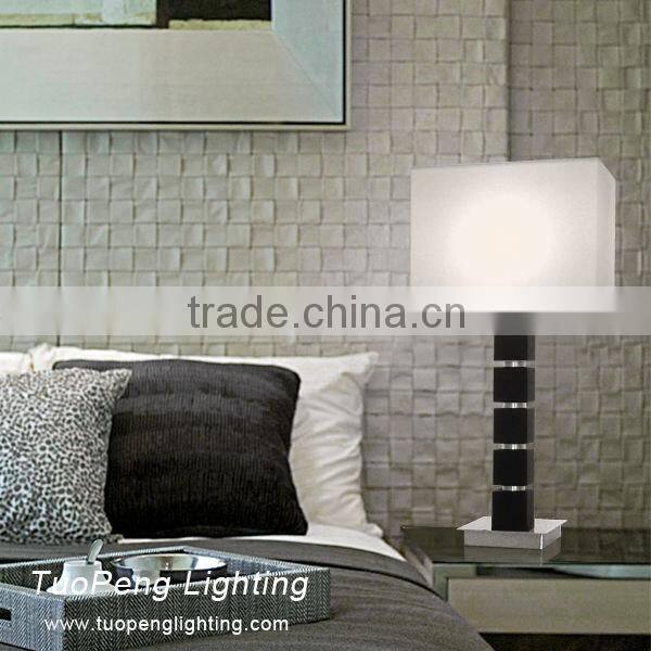 wooden bedside table lamp for hotel