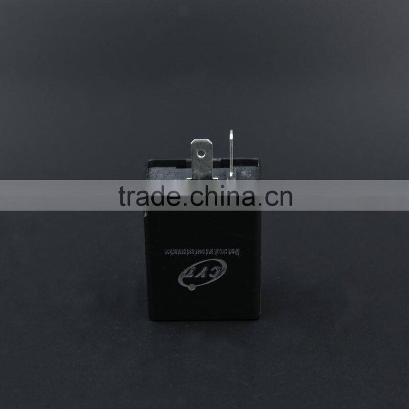 CYT 12V 2 Pin Motorcycle Universal LED Turn Signal Indicator Buzzing Flasher Relay