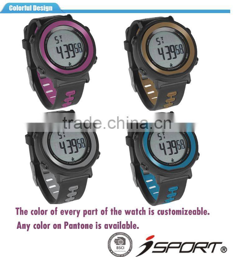 Healthy Outdoor Wireless Heart Rate Sports Watches with Pedometer