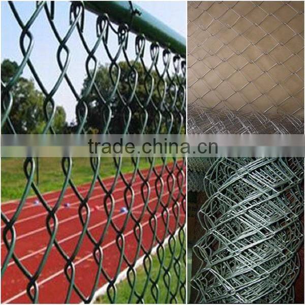 Factory Hot Sale Galvanized / PVC Coated Chain Link Fence