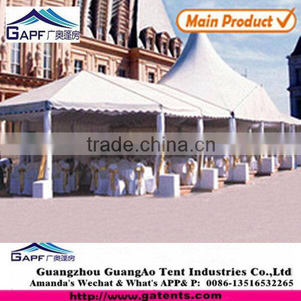 Low price quality high peak hexagonal tent