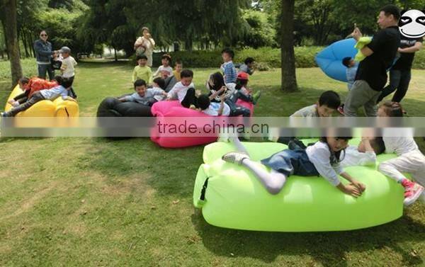 bulk buy from china inflatable lounger nylon fabric beach sofa baby sleeping bag