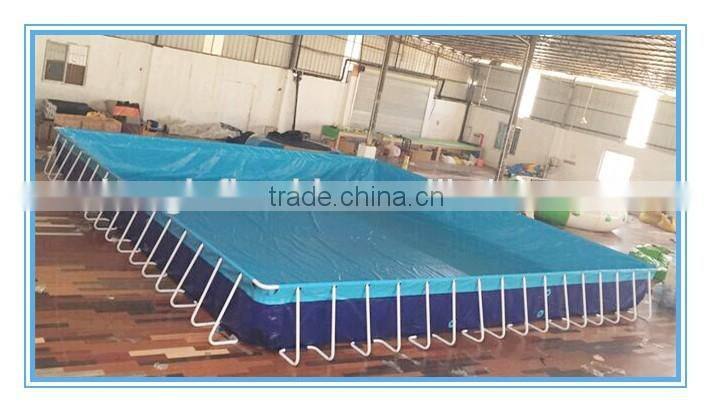 Guangzhou Quhong steel inflatable frame pool, above ground swimming pool for sale