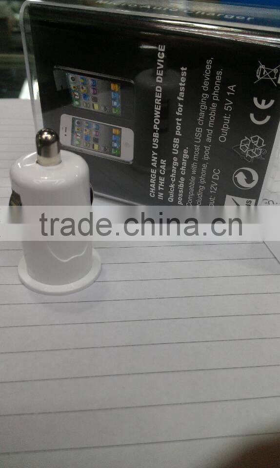 New Design Portable Mini Car Charger for iPhone