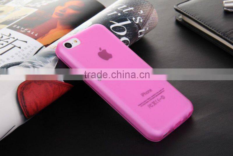 Fashionable Candy Colors TPU Soft Back Cover For Iphone 5c