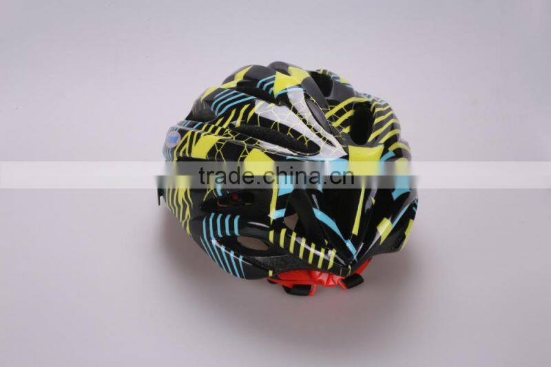 China wholesale PC in-mold bicycle helmet with good ventilation performance for adult