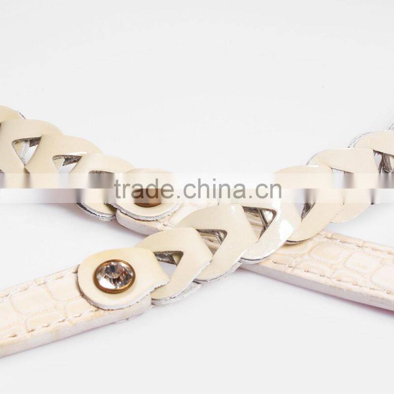 Decorative waist chain belly ladies belt custom made belts