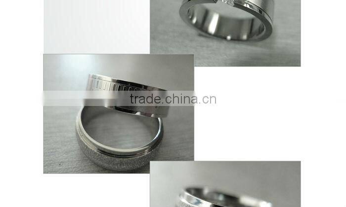 2015 cheap price jewelry 316l stainless steel alphabet ring design