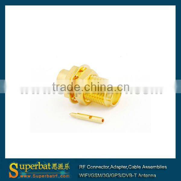 sma female rf connector straight Solder .141" cable RG402 sma rf coaxial connector5