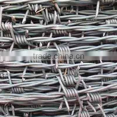 Used Galvanized Barbed Wire For Sale / PVC Coated Barbed Wire Price Weight Per Meter For Fence