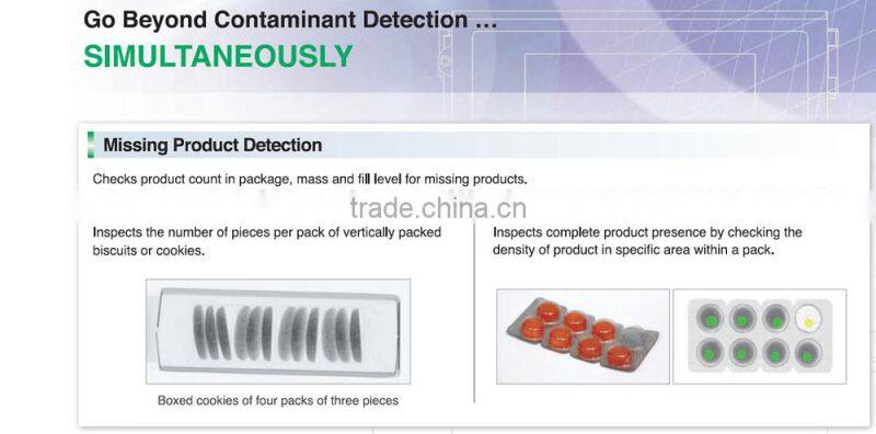 X-ray detector for food industry made in qingdao