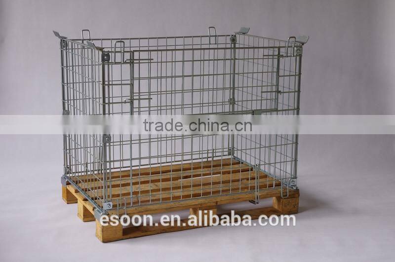 Heavy Duty pallet wire storage metal cage