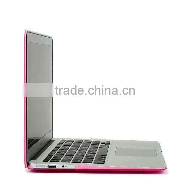 High quality New hot fashion rainbow ultra thin shell laptop case for macbook pro 13inch and 15 inch