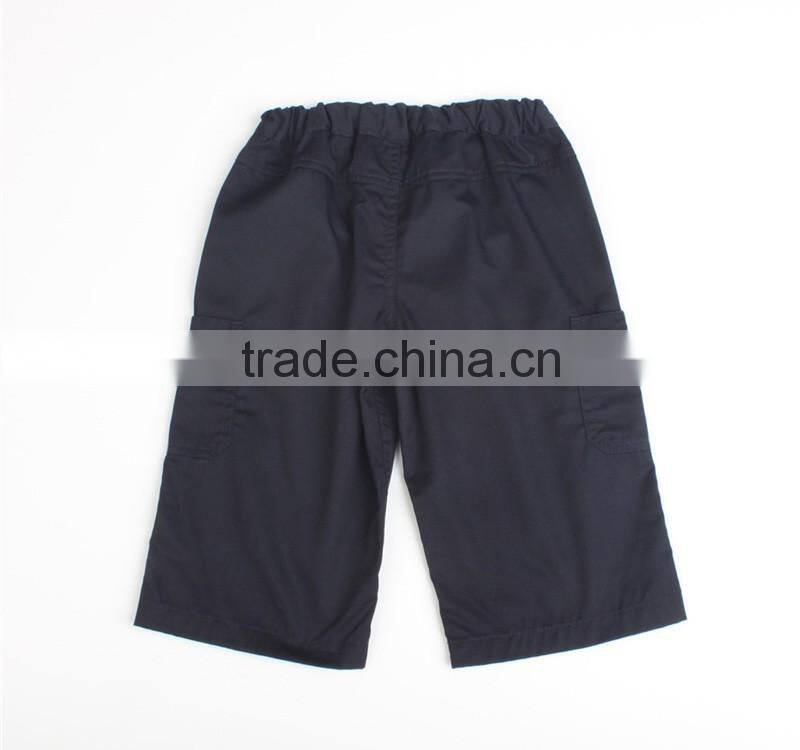 fresh white with black dots boys cotton shirt set