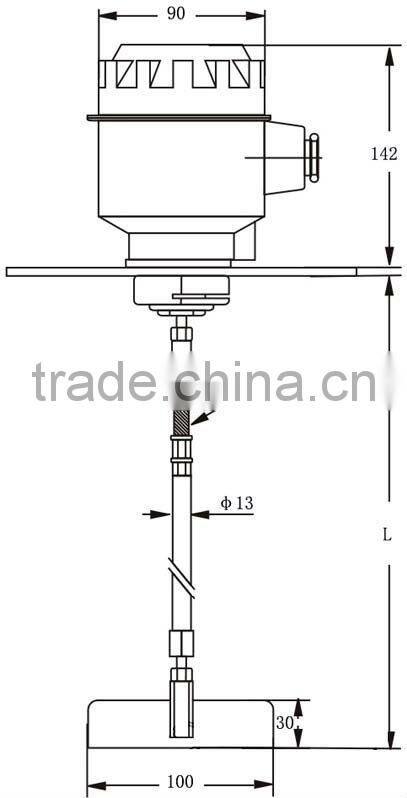 bulk material Rotating adjustable level switch