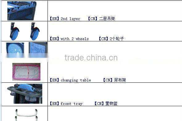 bule red baby playpenBP015