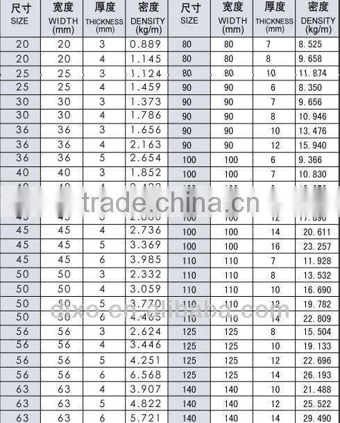 50*50*5 angle bar steel / angle line structural steel