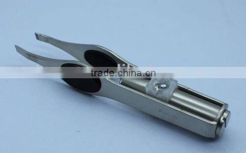 MJ-116 8.9cm Stainless steel tweezers with led