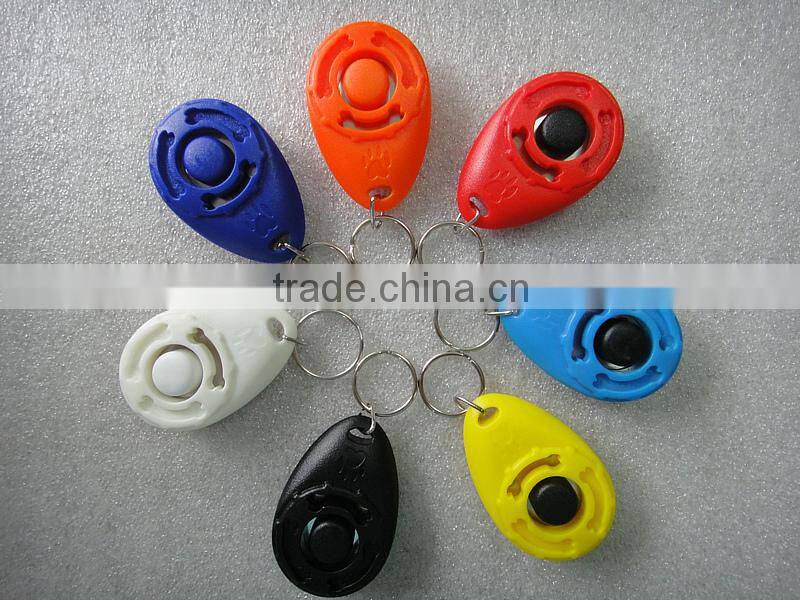 Teardrop shaped blank dog training clicker