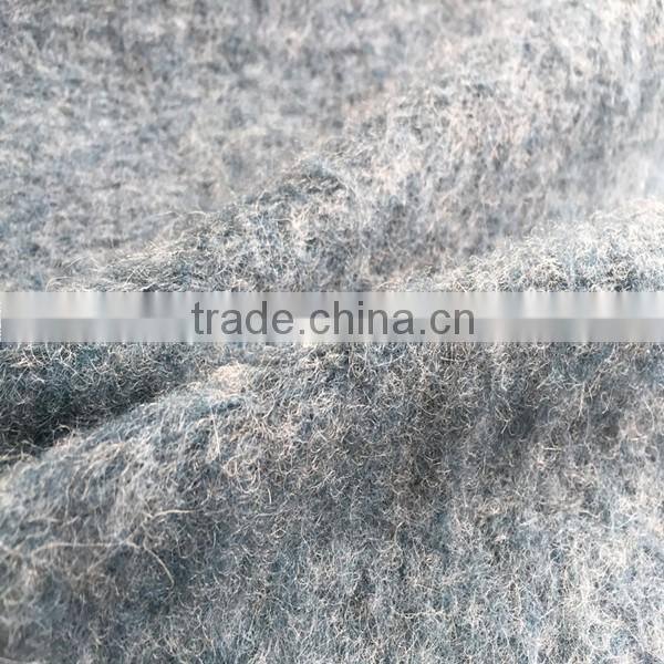 yarn dyed knitted terry wool fabric for winter coat