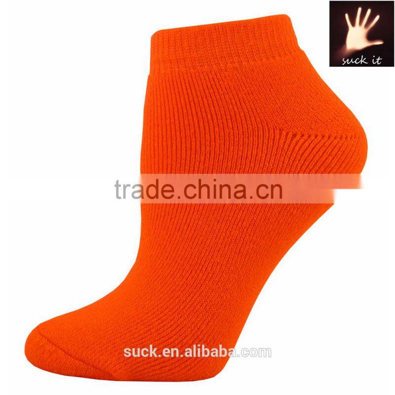 china manufacturer custom cotton solid color anklet socks without spandex