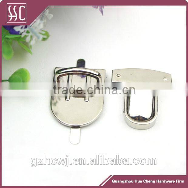 38mm metal lock, metal lock for bag accessory made in China, Guangzhou metal lock