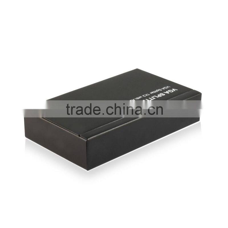 China supplier high quality 1 input 2 outputs vga splitter
