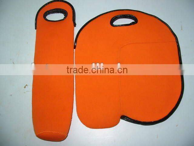 2012 new design neoprene fabric wine glassbag