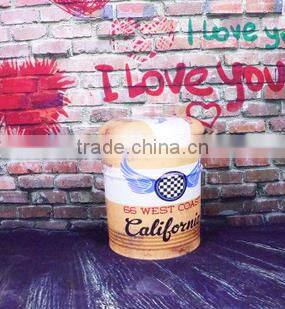 Vintage Storage Stool Seating Box