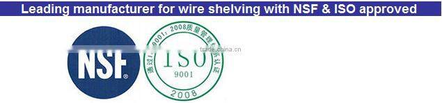 Heavy duty chrome wire rack, wire shelf, wire shelving