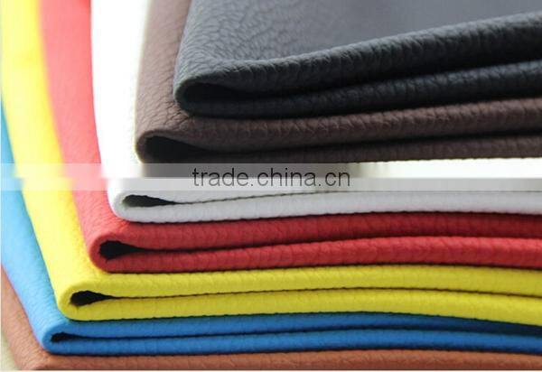 Embossed PU leather for car cover material usage , no bad smell
