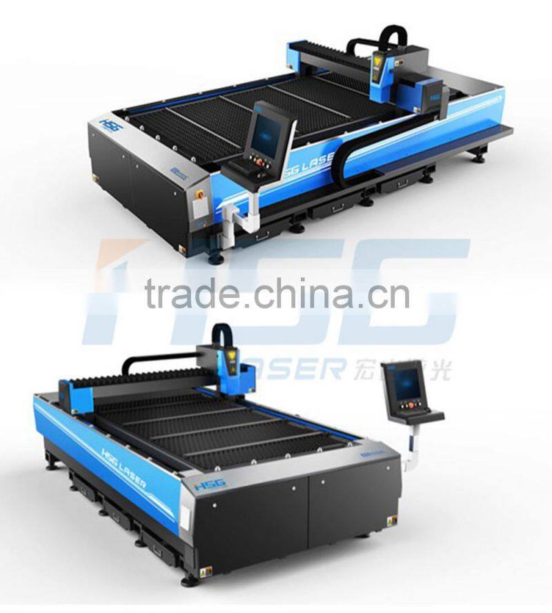 New Design HS-M3015C Steel Sheet Metal Fiber Laser Cutting