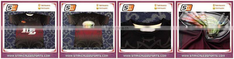 Stan Caleb high quality cheap low MOQ quick dry custom sublimation printed fishing jersey