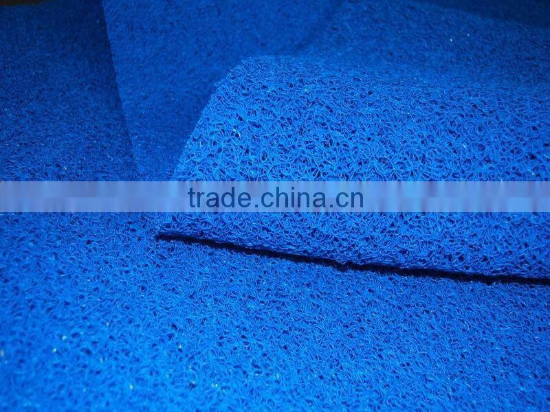 Superfine fiber coil mat