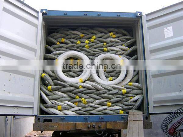 ISO9001 Silver elec-galvanized barbed wire fence for Private Area