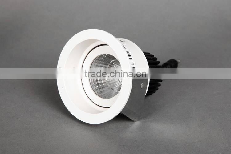 6w 7w recessed cob led downlight for commercial lighting