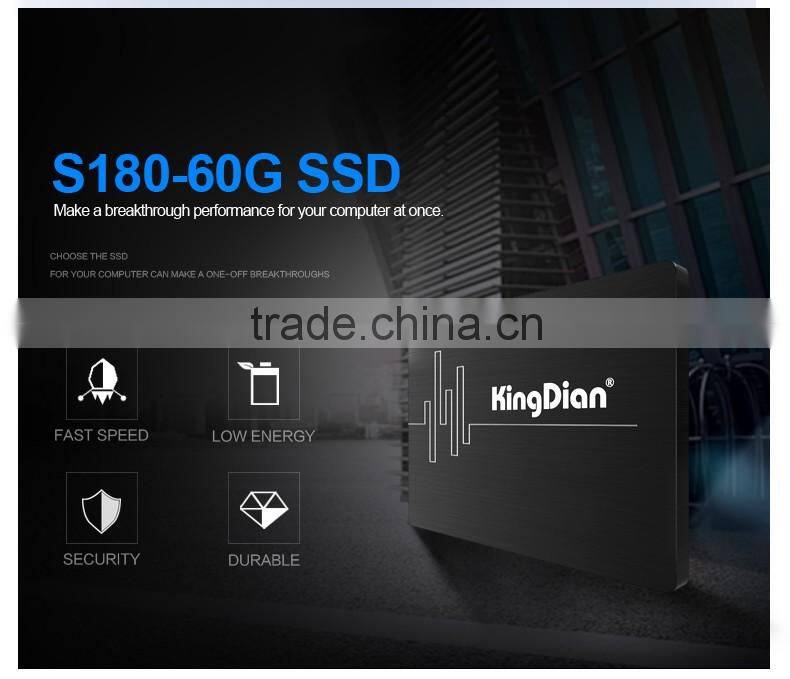 KingDian Brand SSD 2.5 inch 6Gb/s MLC 60GB 64GB SSD hard disk wholesale price