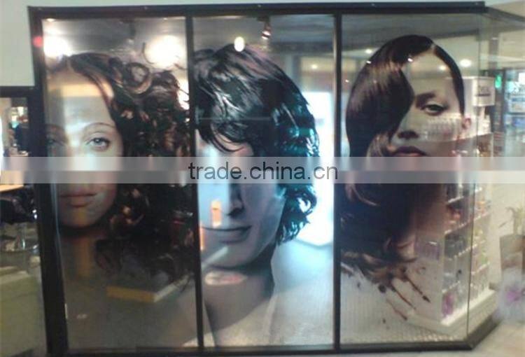 Clear Perforated Two Way Vision Window Adhesive Vinyl Sticker