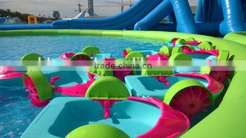 New Plastic Paddle Wheel Boat For Water Equipment