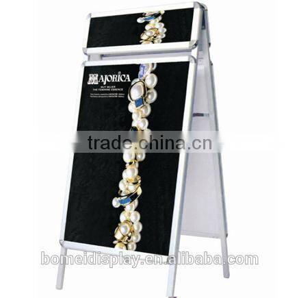 Folding a0/a1 round corner pavement poster board with head, a board, a frame sign, sign board