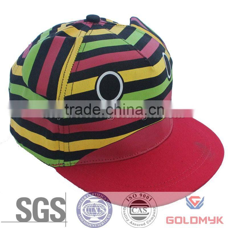 Promotional cotton kids animals cap