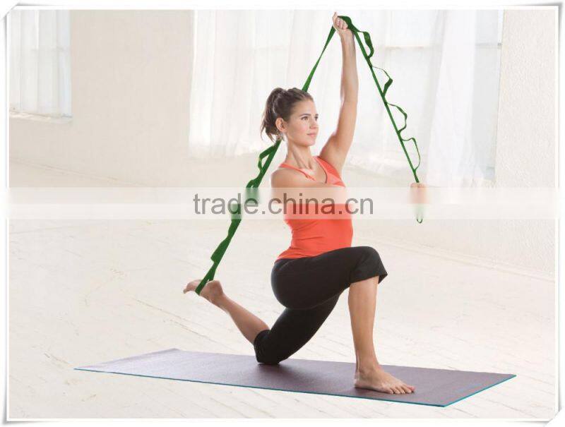 Yoga Strap Stretch Restore Multi-Grip Fitness Pilates Stretching Belt